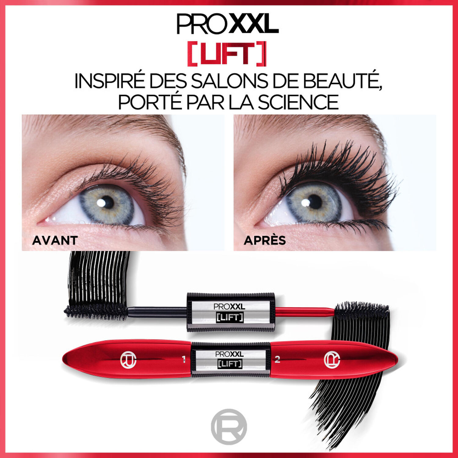 Pro XXL, Mascara Volume Lift et Courbe Effet Réhaussement de Cils 12 ml -  L'Oréal Paris | MyOrigines Produit, image size:1500x1500