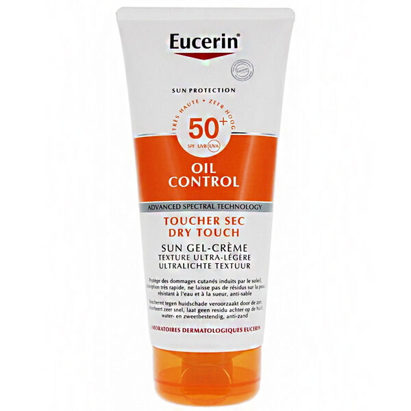 Sun Protection Oil Control SPF50+, Gel Crème Protecteur Corps Peaux