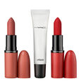 Living Legends Lip Trio Zestaw M&middot;a&middot;cximal Silky Matte Lipstick x2 + Lipglass Clear
