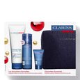 ClarinsMen Detoxifying Facial Cleansing Gel Set (50 ml) + 3 Products + Pouch