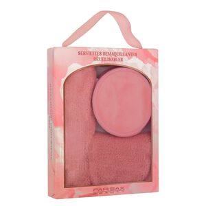 Serviettes D&eacute;maquillantes Rose