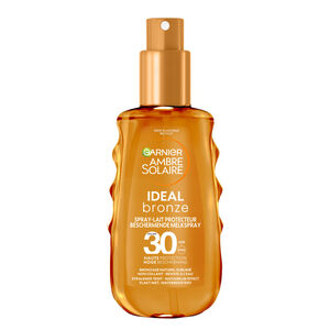 Ambre solaire id&eacute;al bronze Spray Lait Protecteur SPF30 150 ml