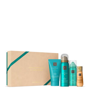 The Ritual Of Karma Coffret Mousse de Douche 50ml+Cr&egrave;me pour le Corps 70ml+Huile pour le Corps 30ml+Mousse Hydratante 50ml