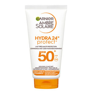 Ambre Solaire Hydra Protect 24H Solcreme med meget h&oslash;j beskyttelse 50 ml
