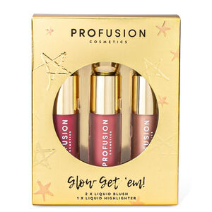 Glow Get Em! Coffret 2 Blushs Liquides + 1 Highlighter Liquide
