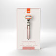 The Razor Starter Set Blush Rasierset mit 2 Scherk&ouml;pfen + Wandhalterung
