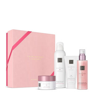 The Ritual Of Sakura Coffret Mousse de Douche 200ml + Gommage Corps 125g + Cr&egrave;me Corps 100ml + Brume Scintillante 150ml