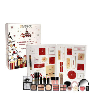 Calendrier de l'Avent Beaut&eacute; Set mit 24 Make-up-Produkten & Accessoires