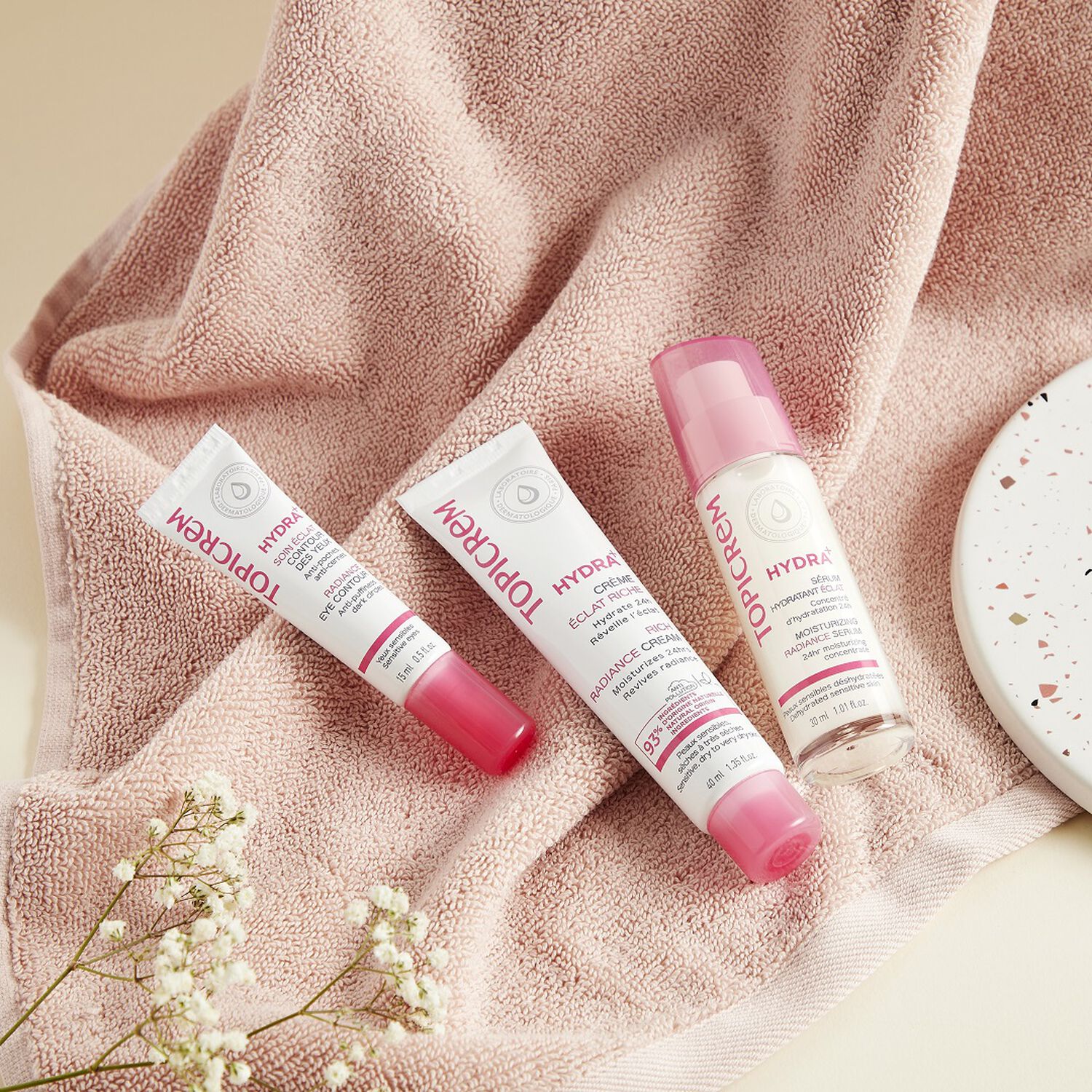 Hydra+, Crème Hydratante Eclat Riche 40 ml - Topicrem | MyOrigines ...