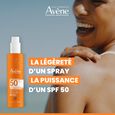 Spray Solaire SPF 50 Av&egrave;ne