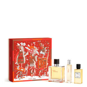Terre d'Herm&egrave;s Sada Parfum 75 ml + Parfum Nomade 15 ml + sprchov&yacute; gel 40 ml