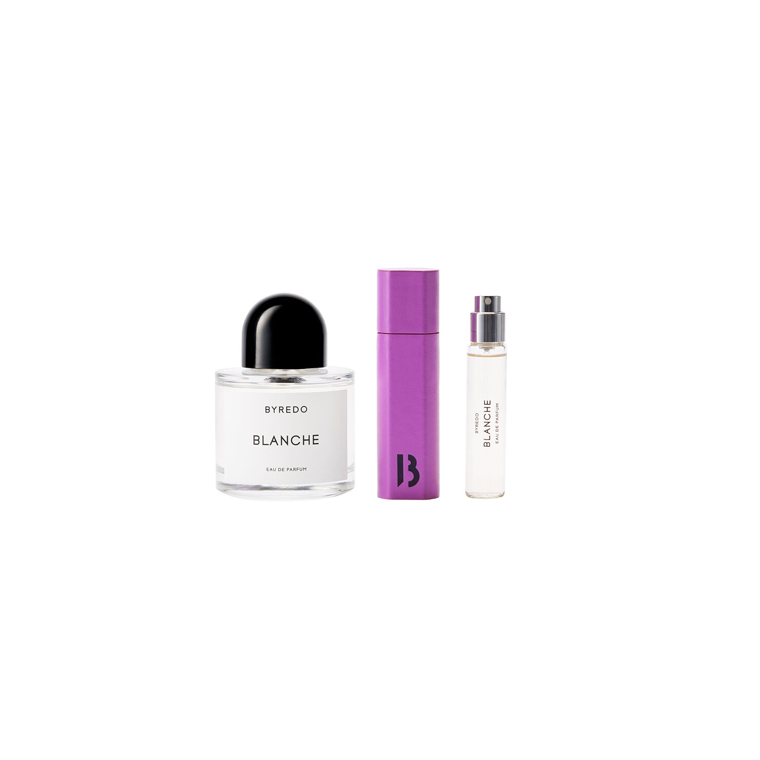 Blanche, Gift set Eau de Parfum 100ml + 12ml Leather Travel Case