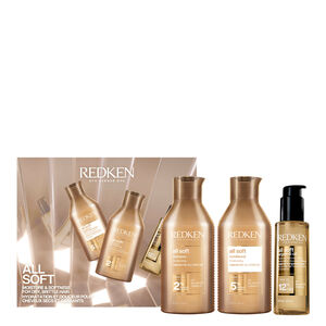 All Soft Set shampoo 500 ml + balsamo 500 ml + olio di argan 100 ml