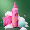 Washing Machine Rose Conjunto de Espuma de Banho de Frutos Vermelhos 200 ml + 2 Produtos