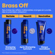 Brass Off M&aacute;scara Azul Neutralizadora de Reflexos Indesejados Alaranjados e Acobreados