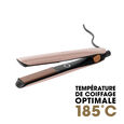 Gold &Eacute;dition Limit&eacute;e Cashmere Conjunto de alisador Styler + mini escova plana + bolsa bege