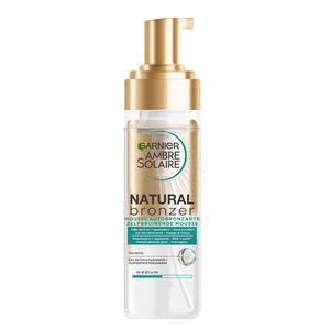Ambre Solaire Natural Bronzer Transparent Self-Tanning Mousse with Natural Tan Effect 200 ml