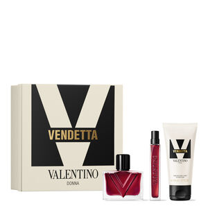 Vendetta Donna Coffret Eau de Parfum 50ml + Eau de Parfum Format Voyage 10ml + Lait pour le Corps 50ml