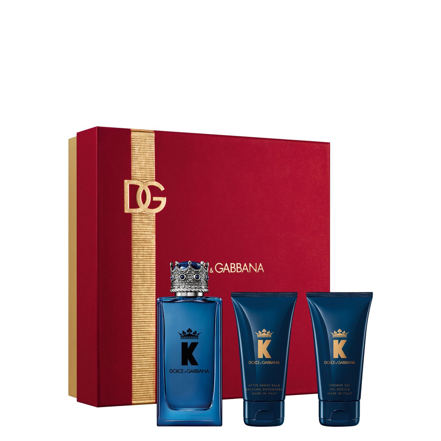 K by DG, Coffret Eau de Parfum 100 ml + Baume Après Rasage 50 ml + Gel
