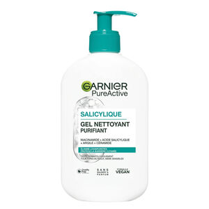 Pure Active Skummende rensegel&eacute; med hyaluronsyre, ceramid og ler 250 ml