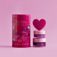 Black Cherry Lip Care+ Lip Scrubber Lip care duo: balm 10 ml + scrub 15 ml + silicone scrubber