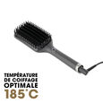 Glide+ Max Set Brosse Chauffante Haarglansset + platte borstel en hittebestendig etui