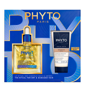 Phyto7 Elixir Universal Enhancing Oil 180 ml + Repairing Shampoo 50 ml Gift Set