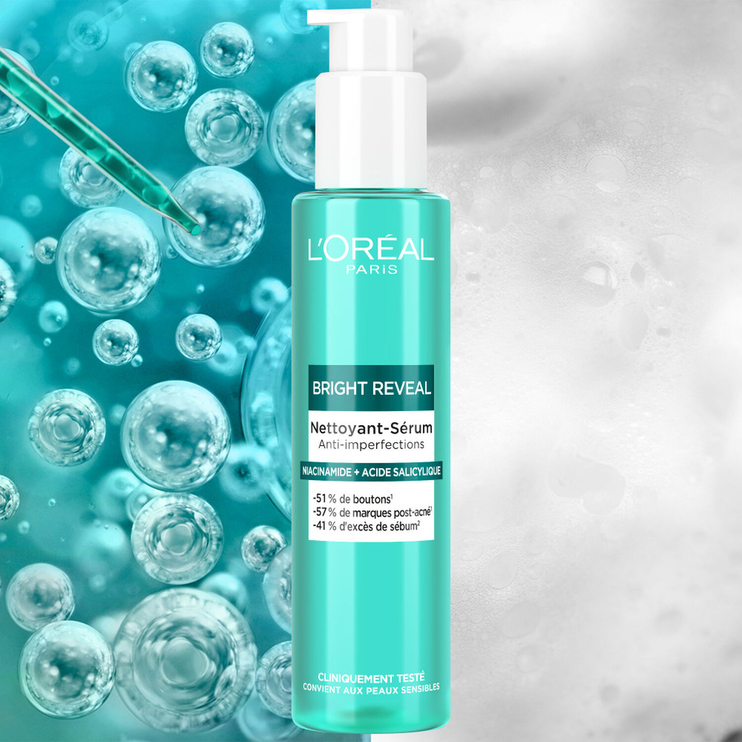L'Oreal Bright Reveal, Anti-Imperfektionen Reinigungs-Serum 150 ml - L'Oral  Paris | MyOrigines Produit