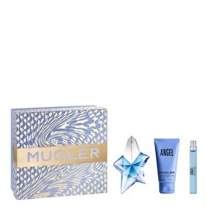 Angel Coffret Eau de Parfum 50ml + Lait Corps 50ml + Format Voyage 10ml