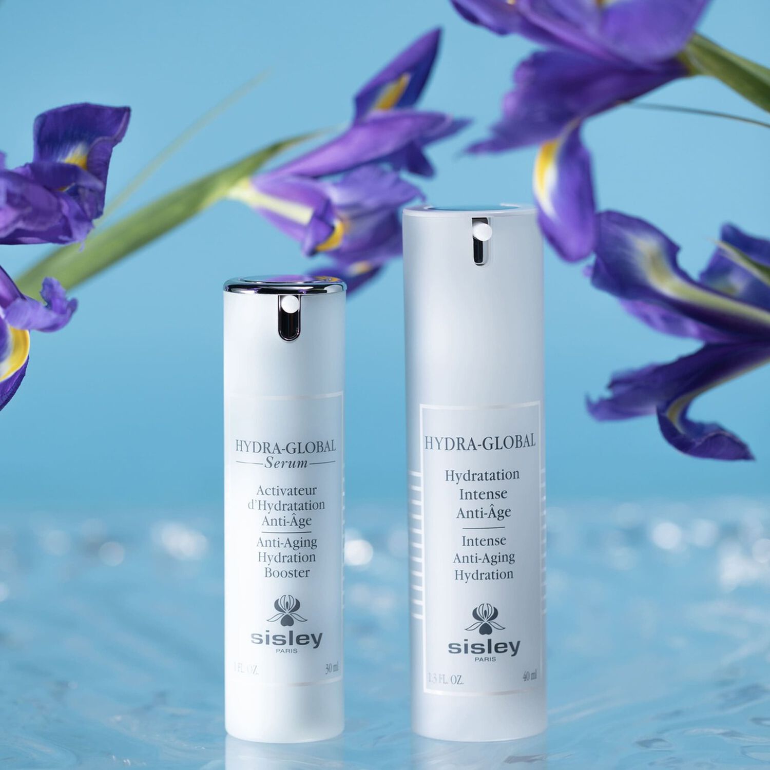 Sisley Hydra-Global SR 30ml bottle on a luxurious background, symbolizing skin hydration and rejuvenation. - thumbnail 4