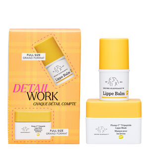 Detail Work Set aus Lippenbalsam + aufpolsternder und pflegender Maske