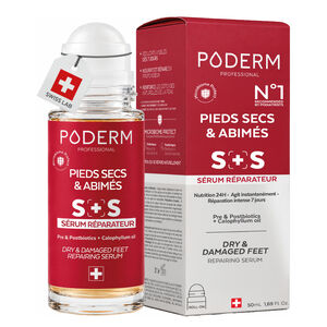 Pieds Secs & Abim&eacute;s SOS 24-Stunden-Reparatur-Serum Roll-On 50 ml
