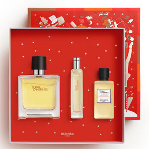 Terre d'Herm&egrave;s Gift Set Parfum 75 ml + Parfum Travel Size 15 ml + Shower Gel 40 ml