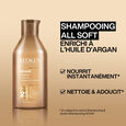 All Soft Set shampoo 500 ml + balsamo 500 ml + olio di argan 100 ml