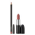 Teddy Love Lip Combo M&middot;A&middot;Cximal Sleek Satin Lipstick Set in Satin Teddy + Velvet Teddy Lip Liner