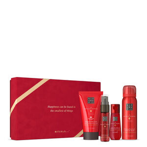 The Ritual Of Ayurveda Coffret Mousse de Douche 50ml + Cr&egrave;me pour le Corps 70ml + Huile S&egrave;che pour le Corps 30ml + bBrume Parfum&eacute;e 20ml