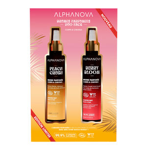 Peach Crush & Berry Bloom Duft-K&ouml;rpernebel-Set & f&uuml;r die Haare 2 x 100 ml