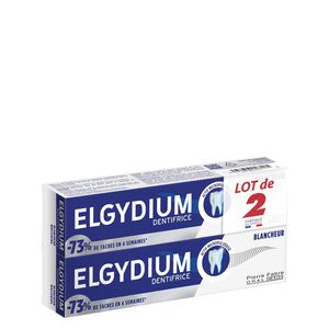Elgydium Tandpasta-s&aelig;t Duo Blancheur 2 x 75 ml