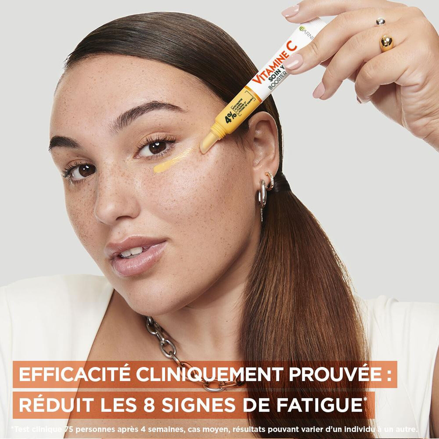 Crème Pour Les Yeux Q+A à La Vitamine C - 15 Ml - Fabriquée En Allemagne - Authentique Sans Emballage