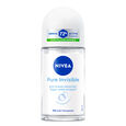 Nivea Pure Invisible Deodorante roll-on antitraspirante 72 ore con protezione anti-macchie 50 ml