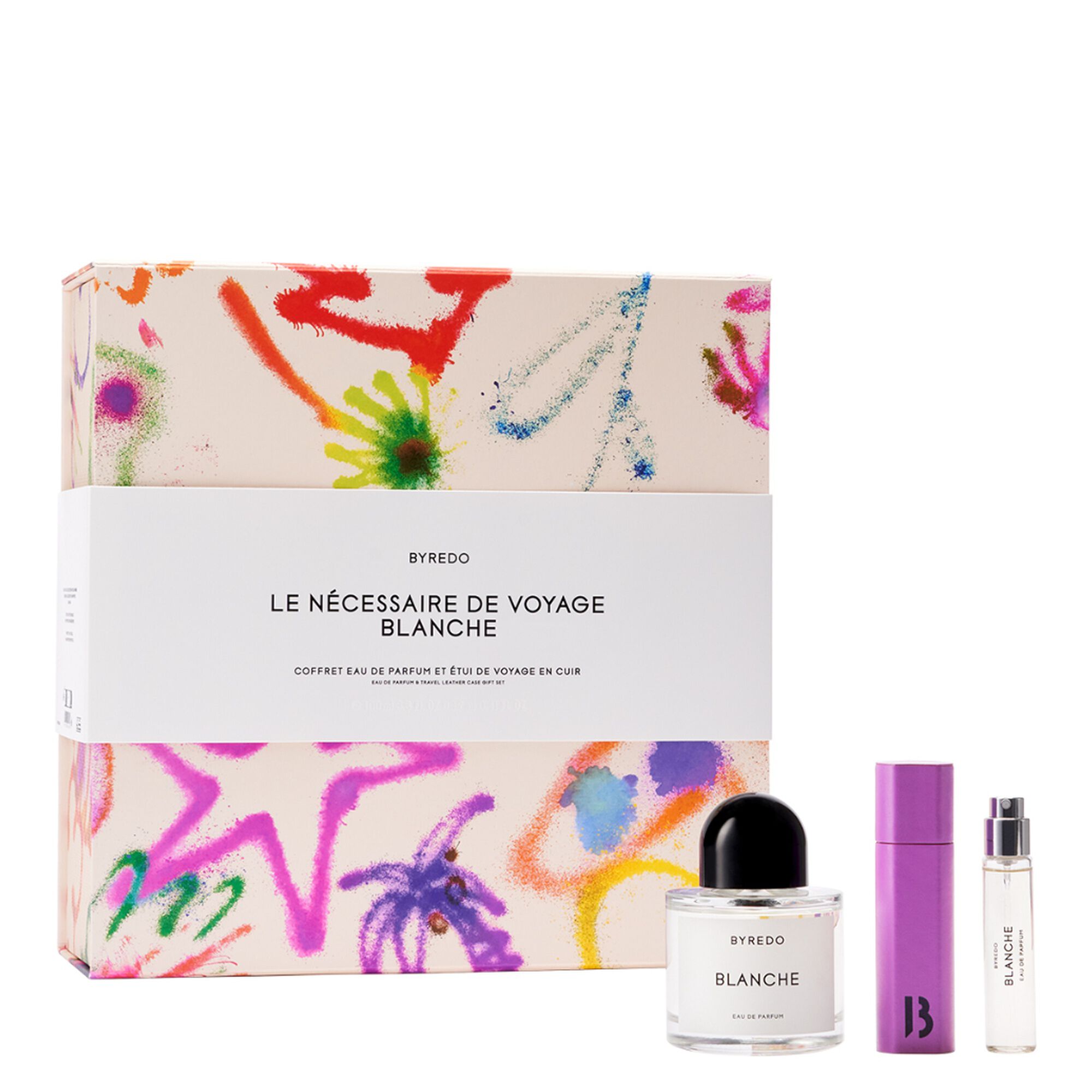 Blanche, Gift set Eau de Parfum 100ml + 12ml Leather Travel Case