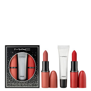 Living Legends Lip Trio Zestaw M&middot;a&middot;cximal Silky Matte Lipstick x2 + Lipglass Clear