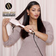 Duet Style &Eacute;dition Limit&eacute;e Cashmere 2-in-1-Set: Gl&auml;tteisen mit F&ouml;hnfunktion + Flachb&uuml;rste und beigefarbener Kosmetikkoffer