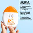 Ambre Solaire Super UV SPF50 Aqua Fluide Protecteur Visage Teint&eacute; 40 ml