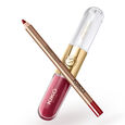 Twist'n Twinkle Holiday Meant To Match Geschenkset met Unlimited Double Touch-lippenstift + Creamy Colour-lippotlood + make-upzakje
