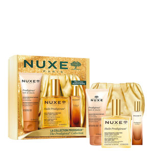 Prodigieux&reg; Zestaw Huile Prodigieuse&reg; 100 ml + Parfum 15 ml + olejek pod prysznic 100 ml