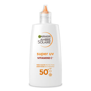 Ambre Solaire Super UV Vitamin C Fluid SPF50+ mod pigmentpletter til ansigtet 40 ml