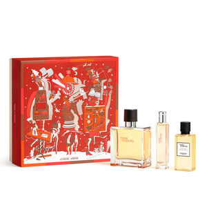 Terre d'Herm&egrave;s Zestaw Parfum 75 ml + Parfum Nomade 15 ml + zel pod prysznic 40 ml