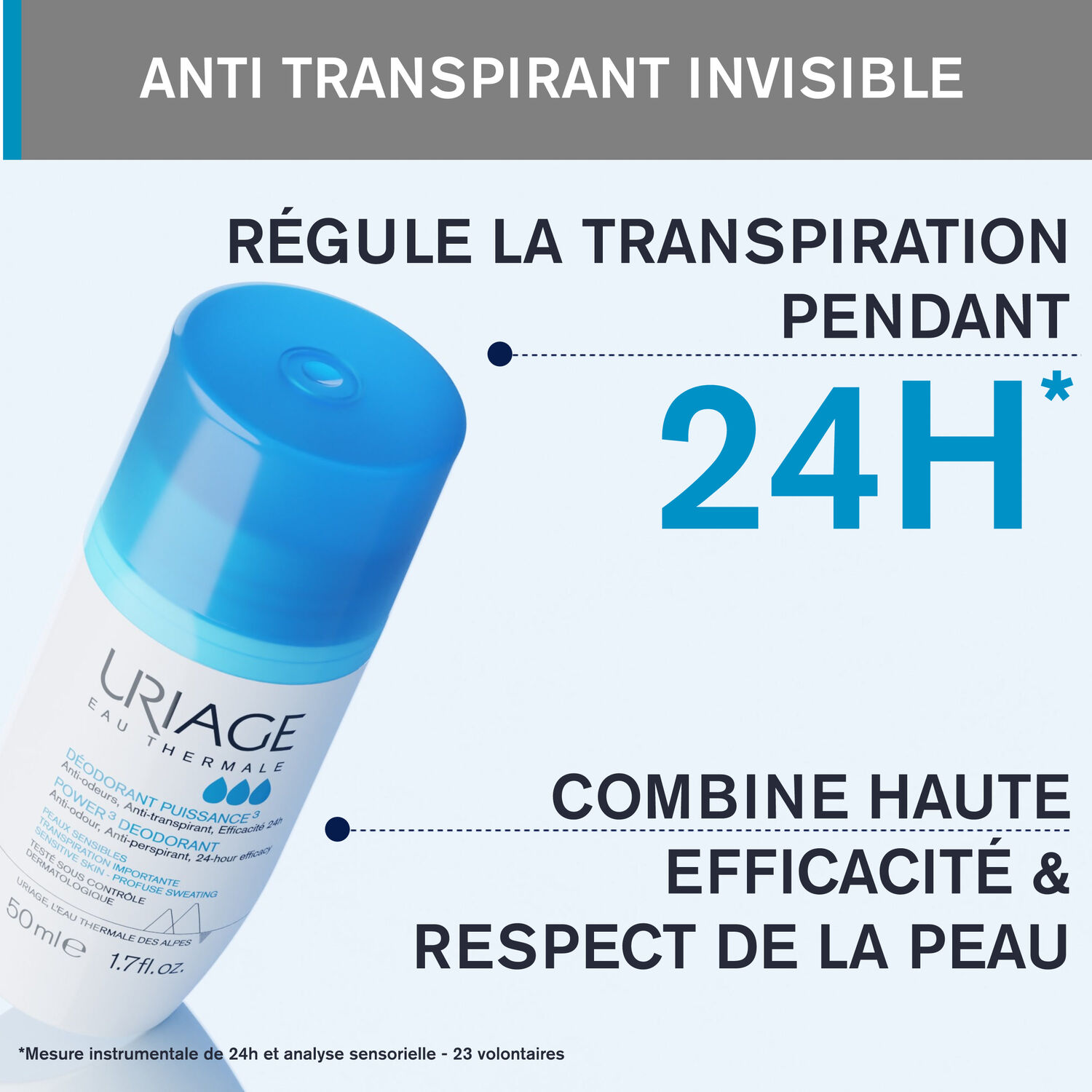 LABFRESH Maillot De Corps Anti-Transpiration Antibactérien - Invisible Homme - Technologie Biologique