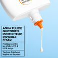 Ambre Solaire Super UV SPF50 Aqua Fluide Protecteur Visage Invisible 40 ml